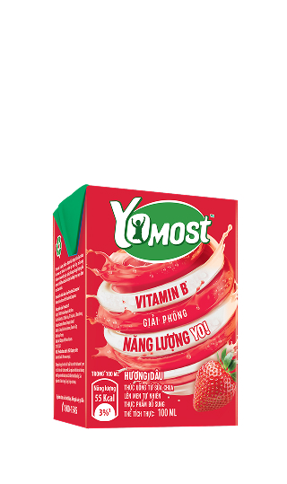 Sữa chua lên men tự nhiên Yomost Dâu 48x100ml (2)
