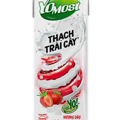 Yomost Thạch Trái cây hương dâu 48x180ml