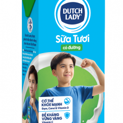 Sữa tươi tiệt trùng Dutch Lady có đường 12x965ml