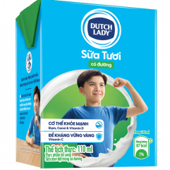 Sữa tươi tiệt trùng Dutch Lady Có đường 48x110ml