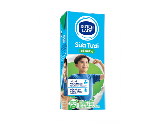 Sữa tiệt trùng Dutch Lady CGHL có đường 48x180ml