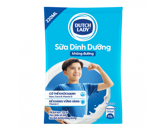 Sữa tiệt trùng CGHL bịch không đường 48x220ml